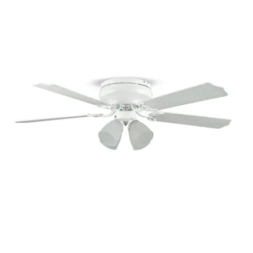 52" 5-Blade Hugger Fan with LED Light Kit White 52" 5-Blade Hugger Fan with LED Light Kit White