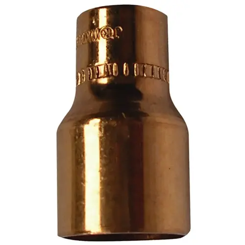 Copper Reducer 3/4" x 5/8" O.D. (5/8" x 1/2" I.D. Nom) Copper Reducer 3/4" x 5/8" O.D. (5/8" x 1/2" I.D. Nom)