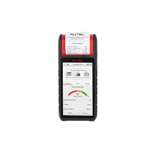 MaxiBAS BT608 Battery Tester : Touchscreen Battery and Electrical System Diagno MaxiBAS BT608 Battery Tester : Touchscreen Battery and Electrical System Diagno