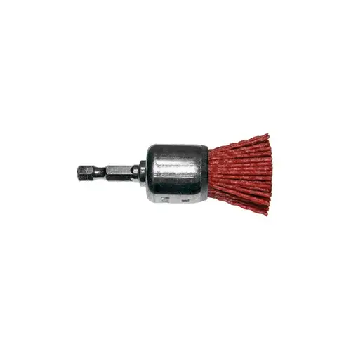 1" Nylon Coarse End Brush Hex 1" Nylon Coarse End Brush Hex