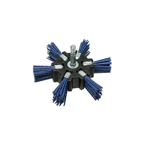 4" Fine Nylon Flap Brush Hex 4" Fine Nylon Flap Brush Hex