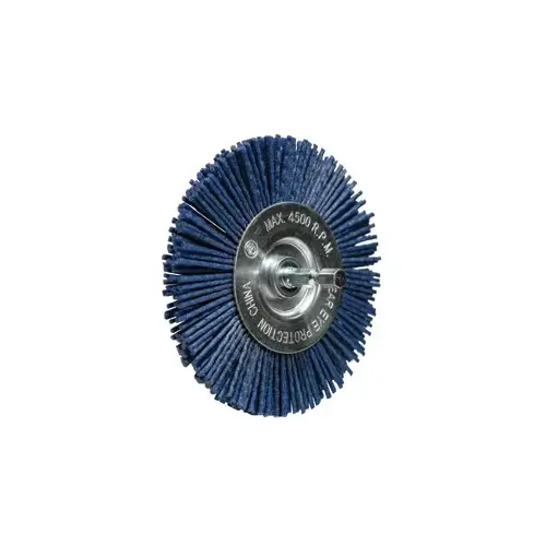 4" Radial Fine Nylon Wheel Hex 4" Radial Fine Nylon Wheel Hex