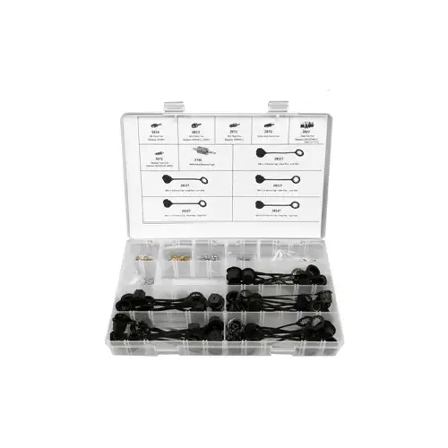 R-1234yf Valve Core Service Port and Service Port Cap Assortment R-1234yf Valve Core Service Port and Service Port Cap Assortment