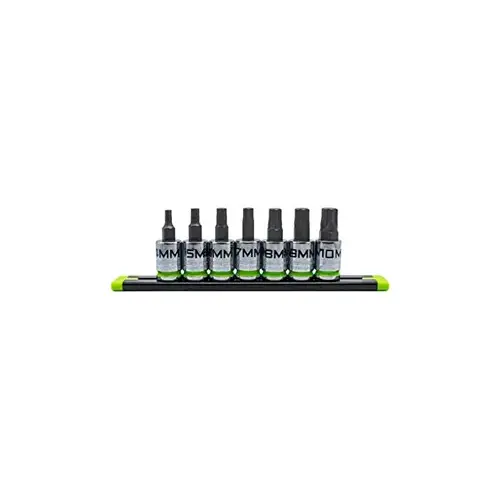 7-PC 3/8 inch Dr Short Metric RPT Hex Driver Set 7-PC 3/8 inch Dr Short Metric RPT Hex Driver Set