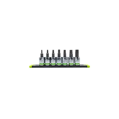 7-PC 3/8 inch Dr Short SAE RPT Hex Driver Set 7-PC 3/8 inch Dr Short SAE RPT Hex Driver Set