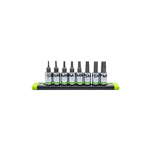 8-PC 1/4 inch Dr Short Metric RPT Hex Driver Set 8-PC 1/4 inch Dr Short Metric RPT Hex Driver Set