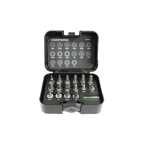 16 Piece 3/8 Inch Drive Short Metric & SAE RPT Hex Driver Set 16 Piece 3/8 Inch Drive Short Metric & SAE RPT Hex Driver Set