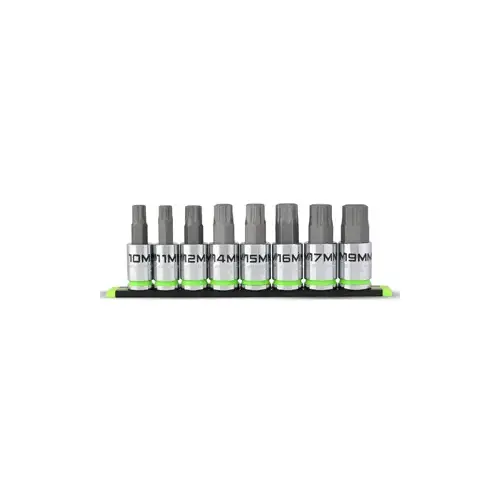 8-PC 1/2" Drive Metric RPT Hex bit socket set 8-PC 1/2" Drive Metric RPT Hex bit socket set