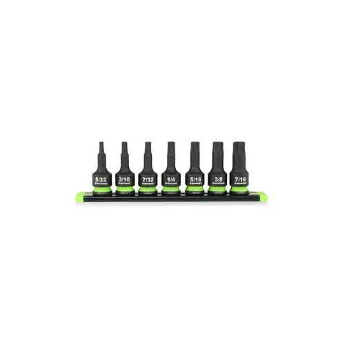 7 Piece 3/8" Dr Short SAE 7 Piece 3/8" Dr Short SAE