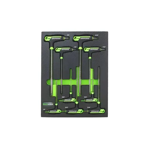 9-PC RPT SAE Hex T-Handle set (Long) 9-PC RPT SAE Hex T-Handle set (Long)