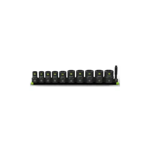 10-PC 3/8" Drive Metric RPT Socket Extractor set (Standard Length) 10-PC 3/8" Drive Metric RPT Socket Extractor set (Standard Length)