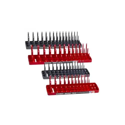 Red/Grey 4 Pack 3 Row Socket Red/Grey 4 Pack 3 Row Socket