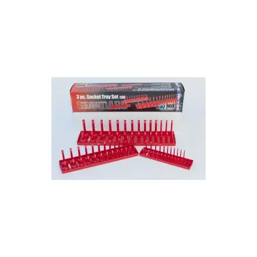 3 Piece SAE Hansen Socket Tray 3 Piece SAE Hansen Socket Tray