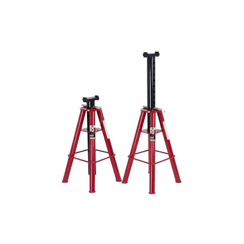 AFF - Jack Stands - 10 Ton Capacity - Pin Style - High Lift - Pair AFF - Jack Stands - 10 Ton Capacity - Pin Style - High Lift - Pair