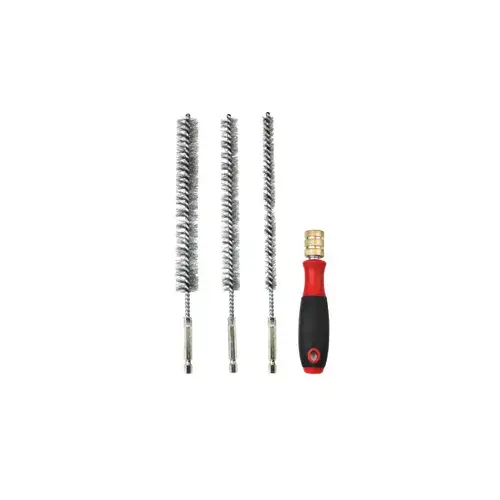9 in. Stainless Steel Bore Brushes with Driver 9 in. Stainless Steel Bore Brushes with Driver