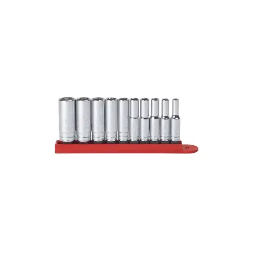 10 Piece 1/4" Drive SAE Mid 10 Piece 1/4" Drive SAE Mid