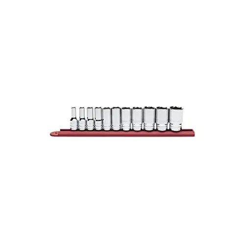11 Piece 3/8" Drive SAE Mid 11 Piece 3/8" Drive SAE Mid