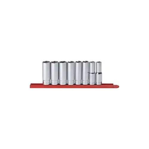 8 Pc 1/2" Dr 6 Pt SAE Deep 8 Pc 1/2" Dr 6 Pt SAE Deep