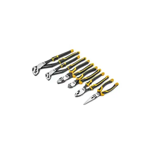 6 Piece PITBULL Dual Material Mixed Plier Set 6 Piece PITBULL Dual Material Mixed Plier Set