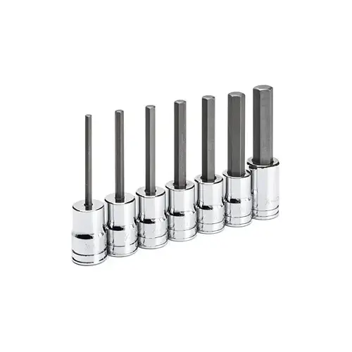 7 Piece 3/8" Drive Mid Length 7 Piece 3/8" Drive Mid Length
