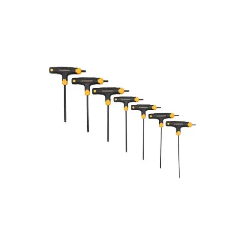 7 Piece SAE T-Handle Ball End 7 Piece SAE T-Handle Ball End