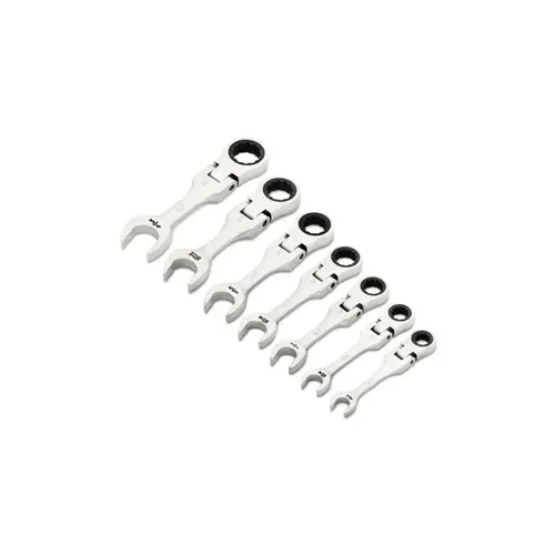 7 Piece 90T SAE Stubby Flex 7 Piece 90T SAE Stubby Flex