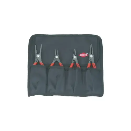4 Pc Precision Snap Ring Pliers Set in Tool Roll 4 Pc Precision Snap Ring Pliers Set in Tool Roll