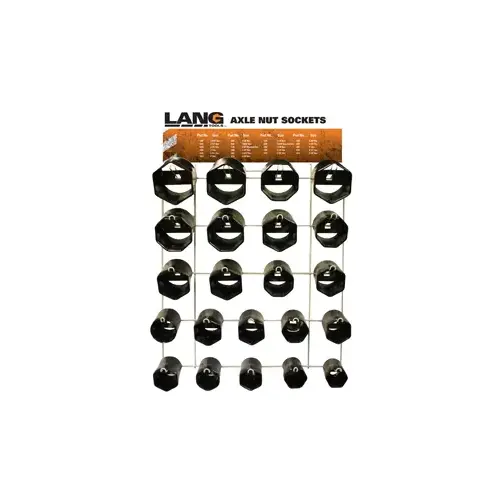 22 Piece Axle Nut Socket 22 Piece Axle Nut Socket