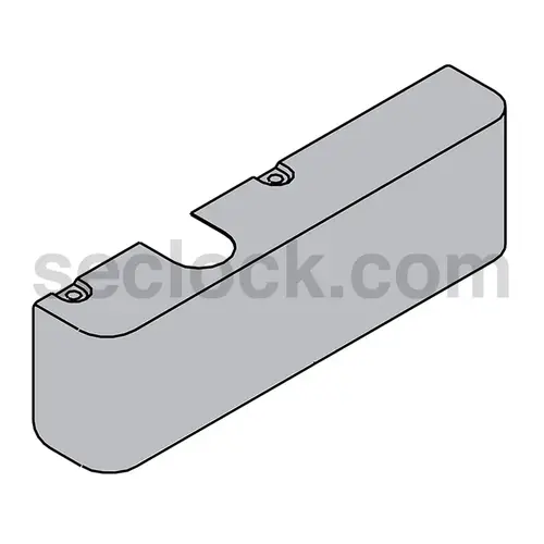 Door Closer Covers Aluminum Painted