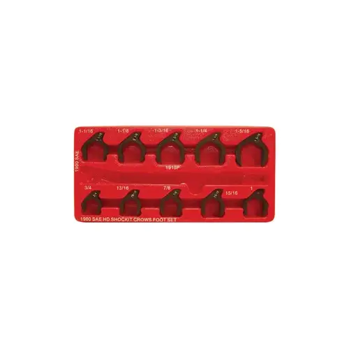 10 Piece SAE Shockit Crows 10 Piece SAE Shockit Crows