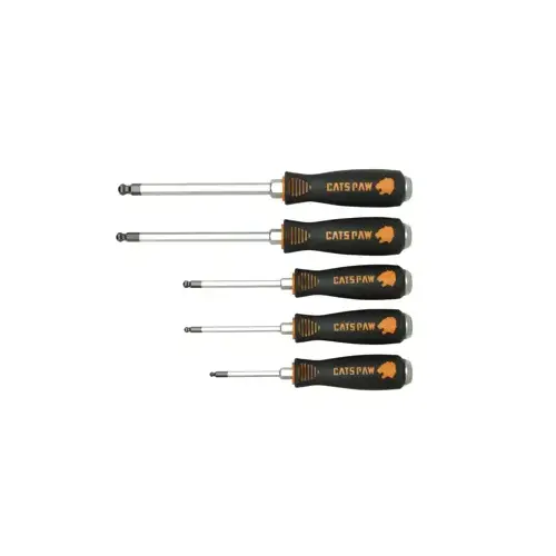 5 Piece SAE Hex Ball Driver 5 Piece SAE Hex Ball Driver
