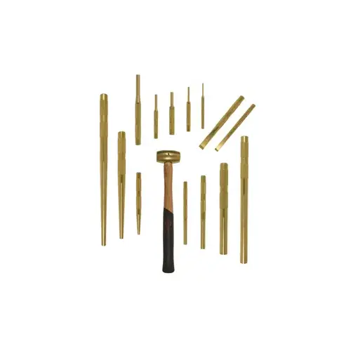 15 Piece Brass Punch & 15 Piece Brass Punch &