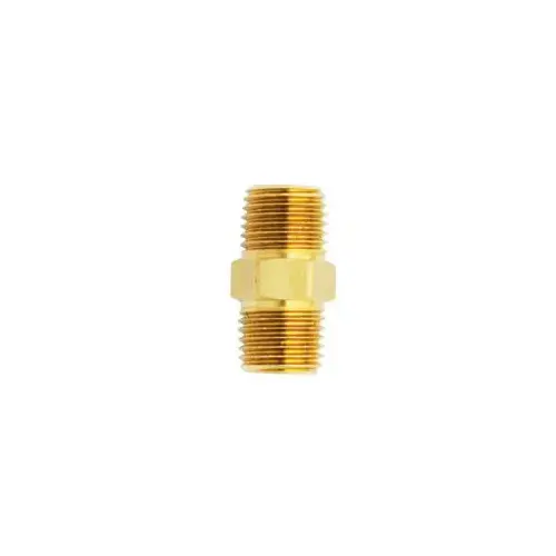1/4 x 1/4NPT Male Brass Hex 1/4 x 1/4NPT Male Brass Hex