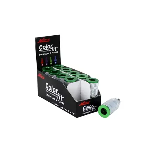 1/4" NPTM Coupler ColorFit 1/4" NPTM Coupler ColorFit