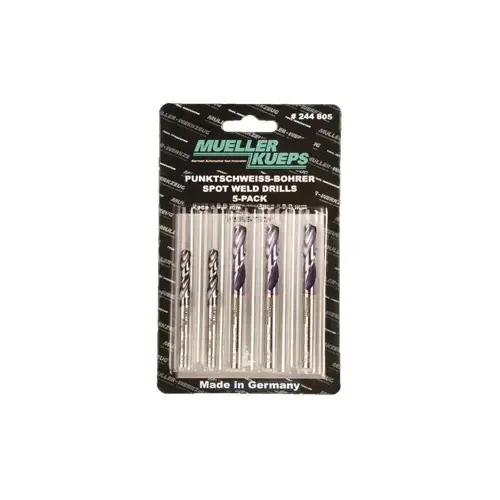 5 Pack Spot Weld Drill Bits 5 Pack Spot Weld Drill Bits