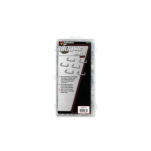 1000 Piece Steel Hog Rings 1000 Piece Steel Hog Rings