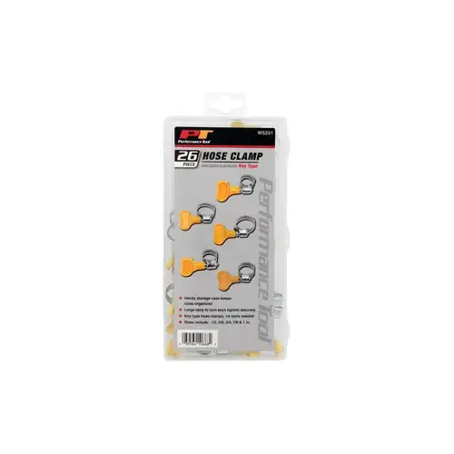 26 Piece Key Type Hose Clamps 26 Piece Key Type Hose Clamps