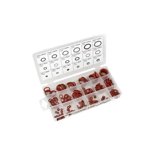 180 Pc Viton O'Ring Assortment 180 Pc Viton O'Ring Assortment