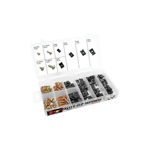 170 Piece U-Clip Fastener 170 Piece U-Clip Fastener