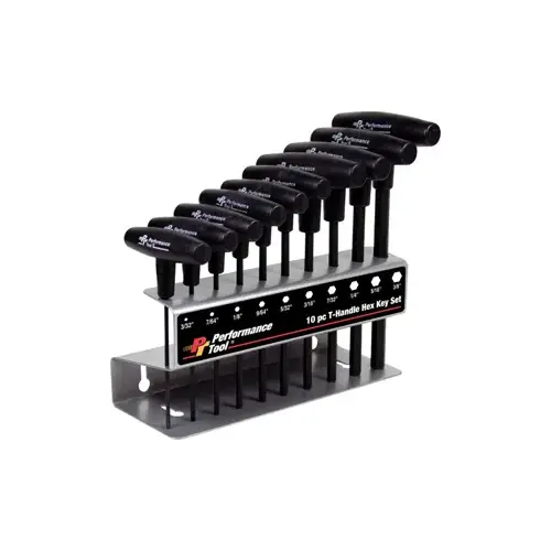 10pc SAE T-Handle Hex Key Set 10pc SAE T-Handle Hex Key Set
