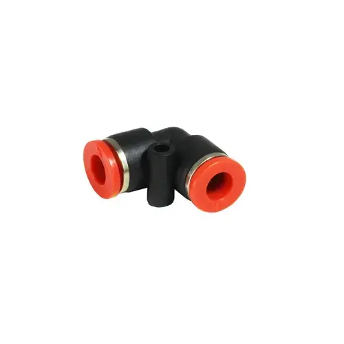 1/4" Nylon To Nylon 90 degree Union 1/4" Nylon To Nylon 90 degree Union