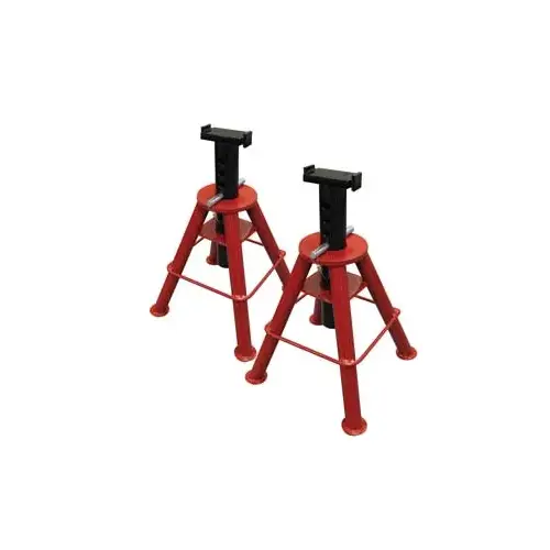 10 Ton Medium Height Pin Type Jack Stands (Pair) 10 Ton Medium Height Pin Type Jack Stands (Pair)