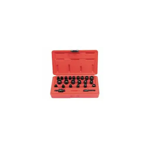 IMPACT SOCKET SET 1/4 DR. 23PC MASTER MAGNETIC IMPACT SOCKET SET 1/4 DR. 23PC MASTER MAGNETIC