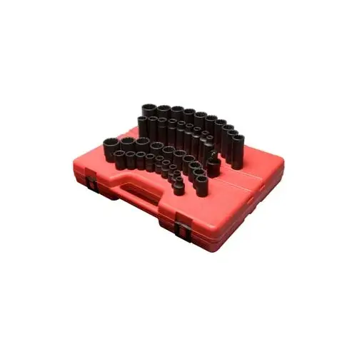 39PC 1/2"DR METRIC MASTER IMPACT SOCKET SET 39PC 1/2"DR METRIC MASTER IMPACT SOCKET SET