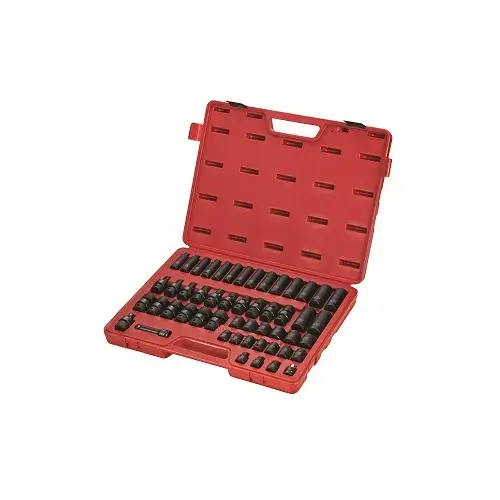 3/8" Drive 51 Piece Metric Impact Socket Set 3/8" Drive 51 Piece Metric Impact Socket Set