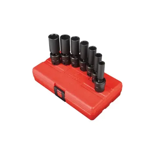 7 Piece 3/8" Drive Swivel Deep 7 Piece 3/8" Drive Swivel Deep