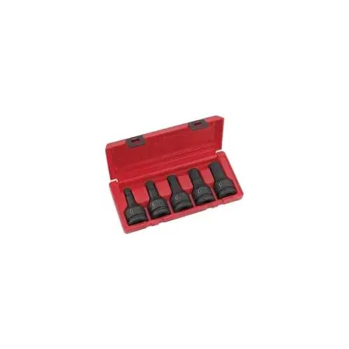 3/4" DR. 5PC SAE IMPACT HEX DRIVER SET 3/4" DR. 5PC SAE IMPACT HEX DRIVER SET