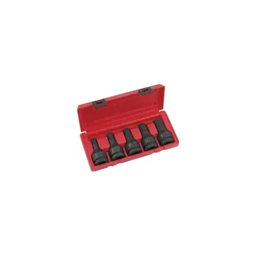 3/4" Drive 5 Piece Metric Hex 3/4" Drive 5 Piece Metric Hex