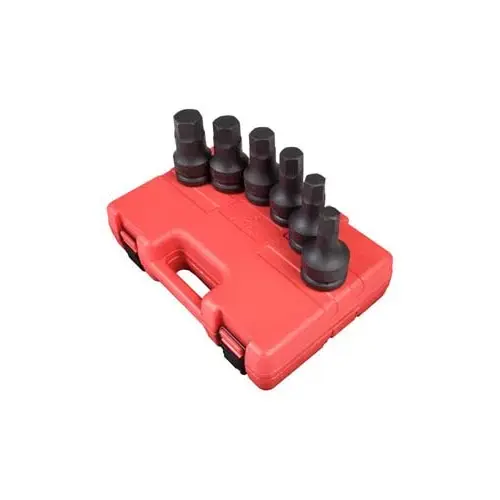 6 PC 1" DR SAE HEX DRIVER IMPACT SET 6 PC 1" DR SAE HEX DRIVER IMPACT SET