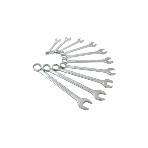 10-PC SAE Raised Panel Jumbo Combination Wrench Set 10-PC SAE Raised Panel Jumbo Combination Wrench Set